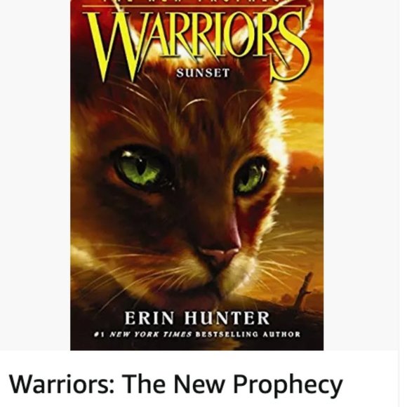 Warriors: The New Prophecy Books - #3, #4 ,  #5, #6 In perfect shape - Picture 5 of 10